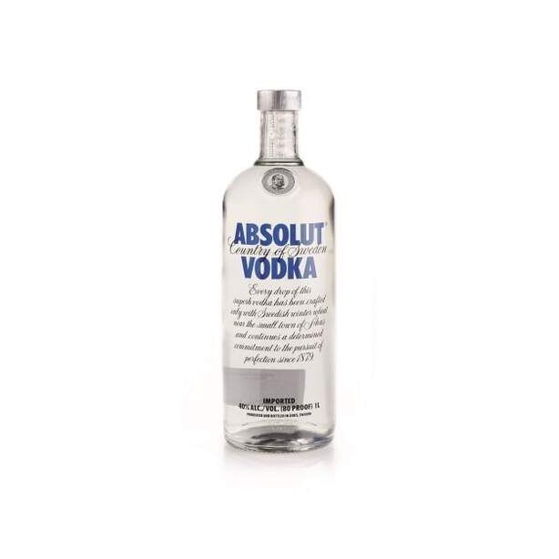 Absolut Vodka 40% 1.0L