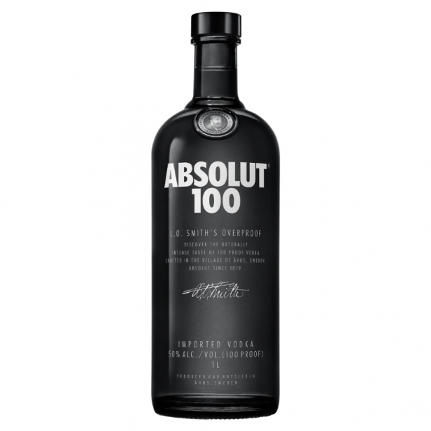 Absolut Swedish Vodka 100 50% 1L