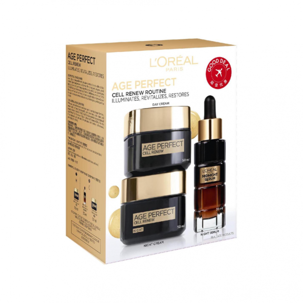 L'Oréal Paris Age Perfect Cell Renew Face Care Set