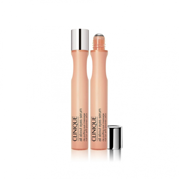Clinique All About Eyes Serum De-Puffing Eye Massage Duo Travel Set