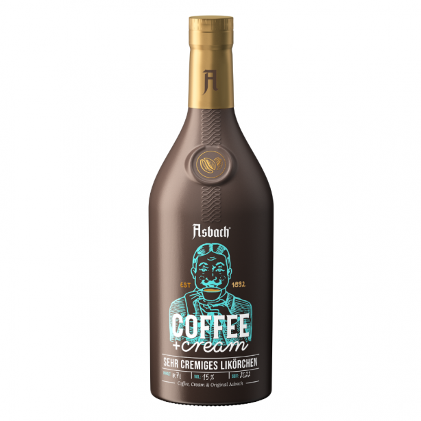 Asbach Coffee + cream 15% 0.7L