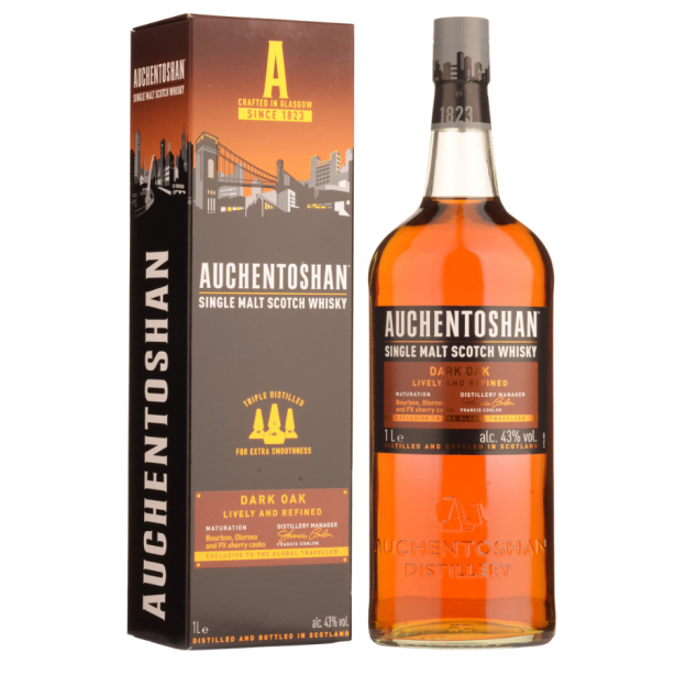 Auchentoshan Dark Oak 43% 1L