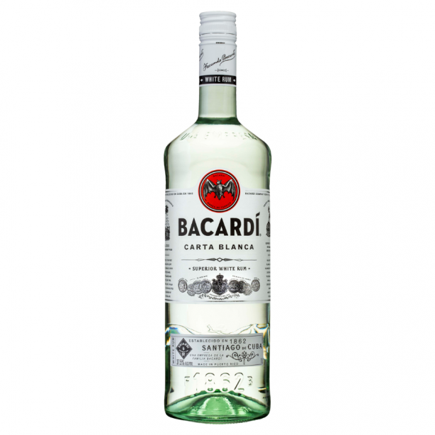 Bacardi Carta Blanca 37.5% 1L