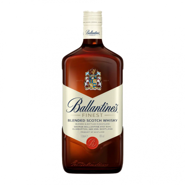 Ballantines Finest  Blended Scotch Whiskey 40% 1L