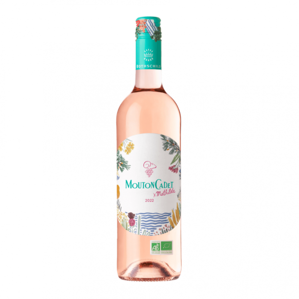 Baron Philippe de Rothschild Mouton Cadet Mathilde AOC Organic Dry Rosé 12.5% 0.75L