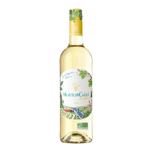 Baron Philippe de Rothschild Mouton Cadet Blanc x Nathan Bordeaux AOC Dry White 13% 0.75L