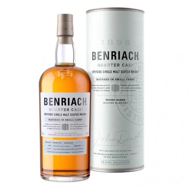 BenRiach Quarter Cask Classic Speyside Single Malt 46% 1L Tube