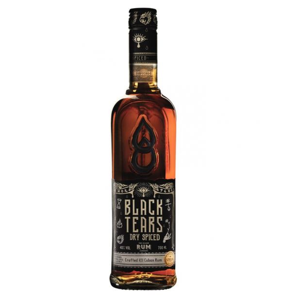 Black Tears Spiced Cuban Rum 40% 1.0L