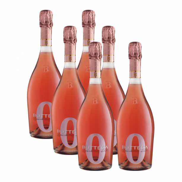 Bottega Sparkling Zero Rosé 0.75L