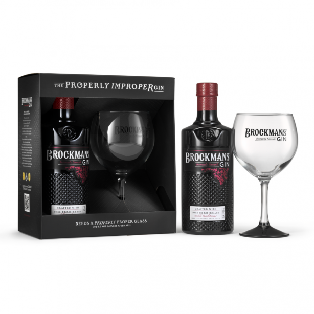 Brockmans Gin  + Copa Glass 40% 0.7L Giftpack