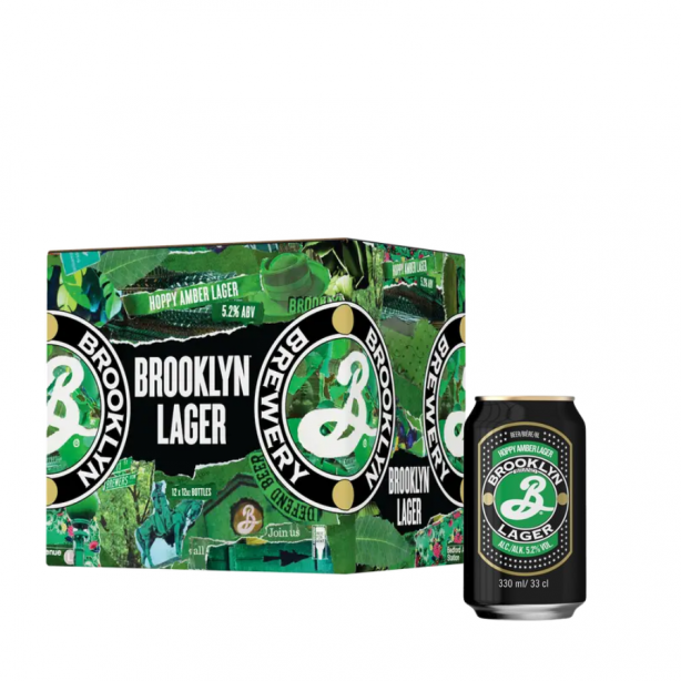 Brooklyn Lager 5.2% Cans 24 x 0.33L