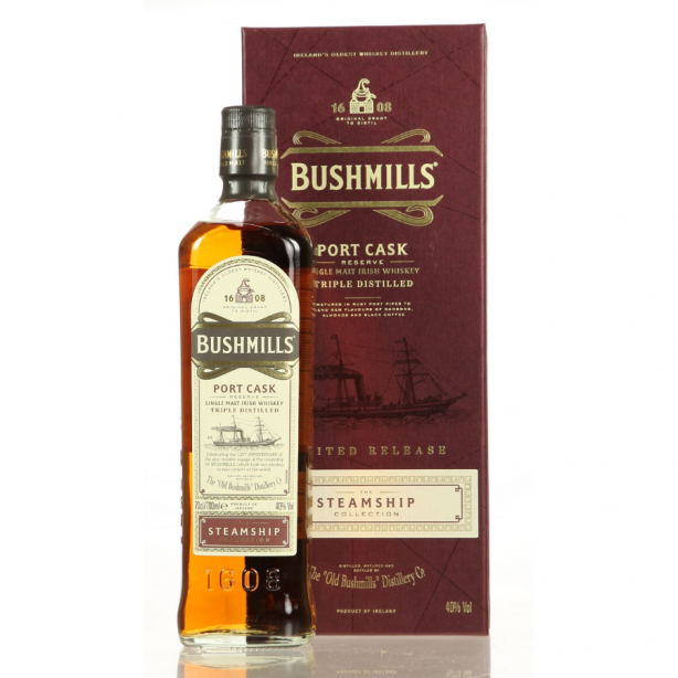 Bushmills Steamship Port Cask Reserve 40% 0.7L GB