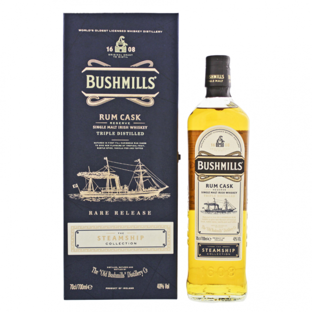 Bushmills Steamship Rum Cask Reserve 40% 0.7L GB