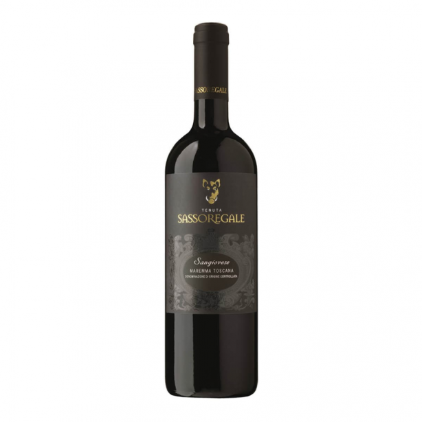 Tenuta Sassoregale Sangiovese Maremma Toscana DOC 2020 Dry Red 14% 0.75L