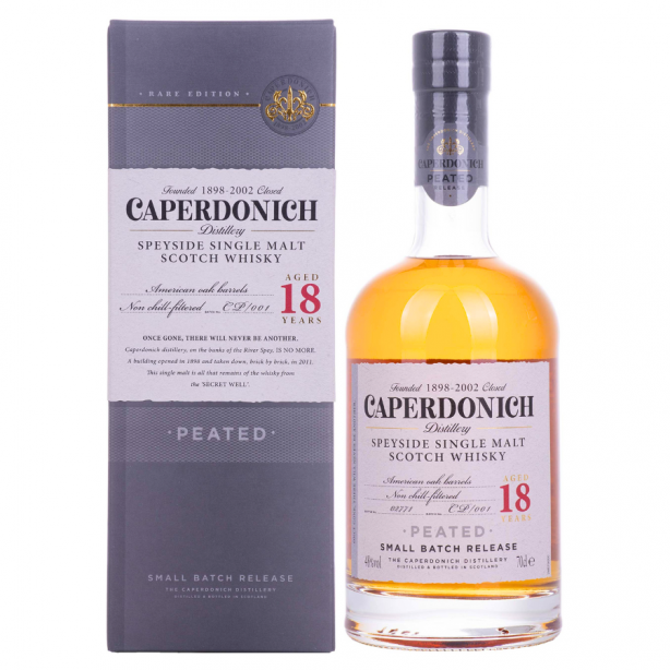 Caperdonich 18YO Peated Speyside Single Malt 48% 0.7L GB