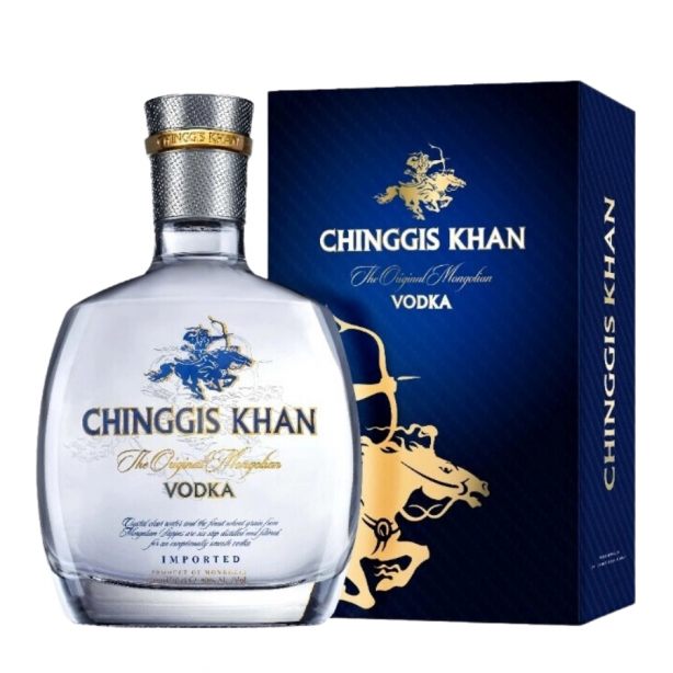 Chinggis Khan Mongolian Vodka 40% 1L GB