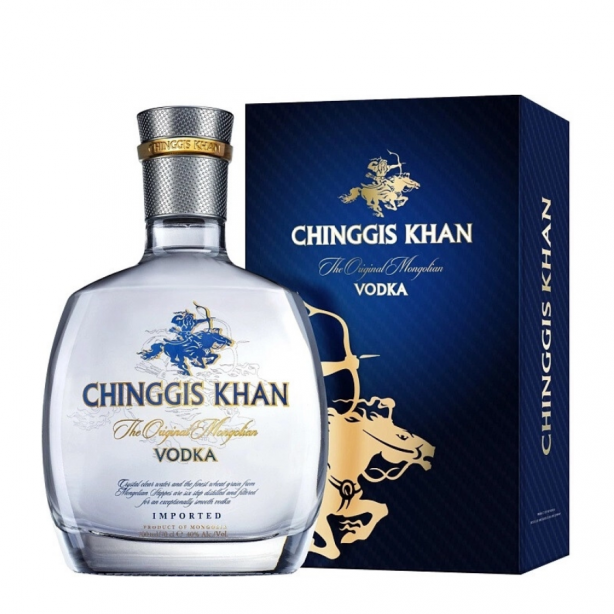 Chinggis Khan Mongolian Vodka 40% 0.7L GB