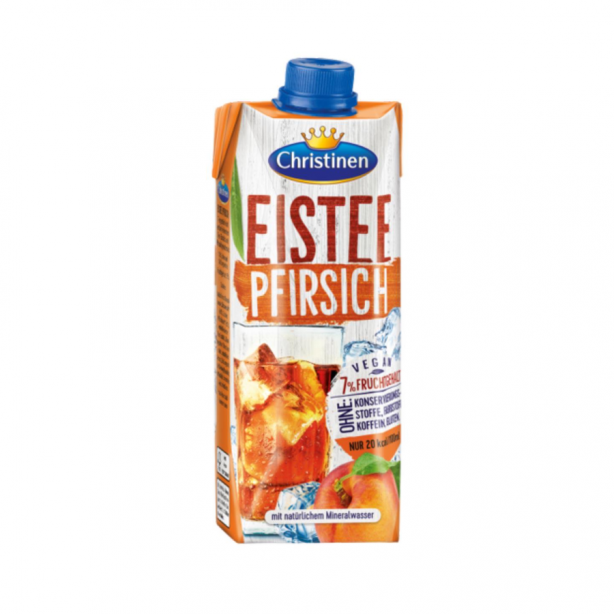 Christinen Ice Tea Peach 12 x 0.5L Tetra