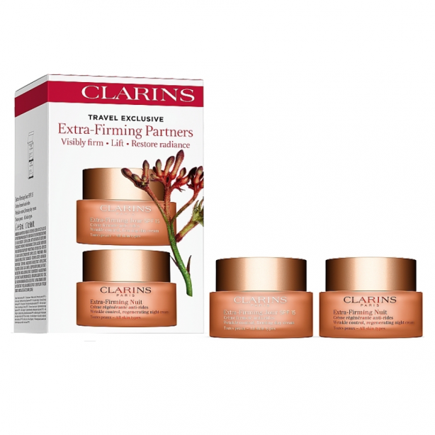 Clarins Extra-Firming SPF15 Face care Travel Set