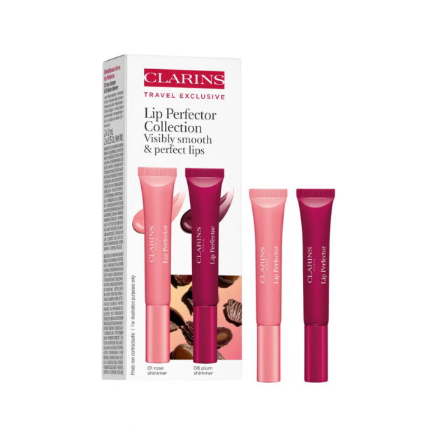 Clarins Lip Perfector Duo Travel Set