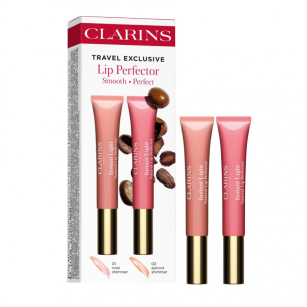 Clarins Natural Lip Perfector Collection Travel Set