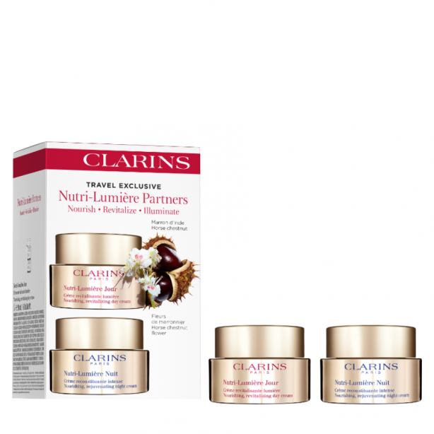 Clarins Nutri-Lumière Face Care Travel Set