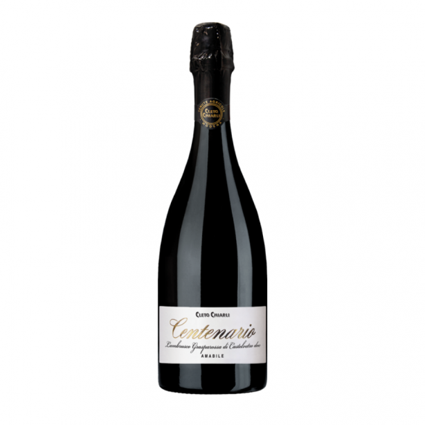 Cleto Chiarli Centenario Lambrusco Grasparossa di Castelvetro DOC Amabile Semi-sweet Red 8% 0.75L