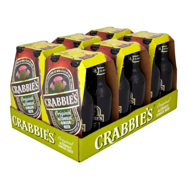 Crabbie's Original Ginger Beer 4% Bottles 12 x 0.5L