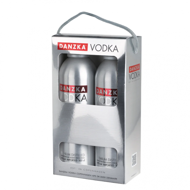 Danzka Vodka Twin Pack 40% 2L