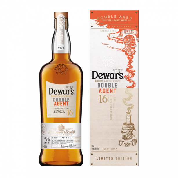 Dewar's Double Agent 16YO Blended Scotch Whisky Limited Edition 40% 1L