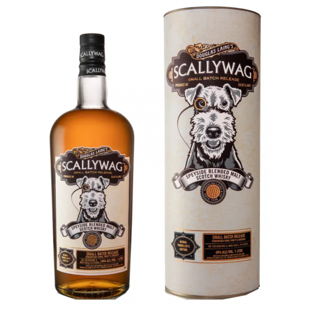 Douglas Laing Scallywag Speyside Blended Malt 48% 1L Tube