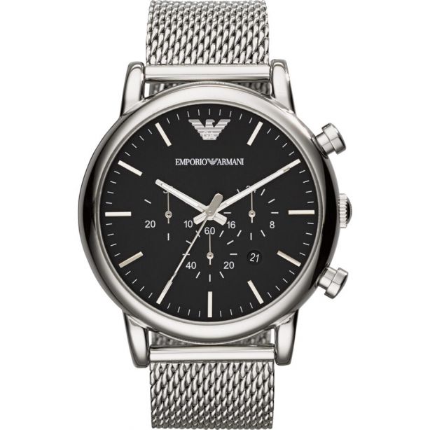 Emporio Armani AR1808 Luigi Chronograph Stainless Steel Gents Watch