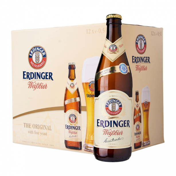 Erdinger Wheat Blond Bottles 5.3% 12 x 0.5L