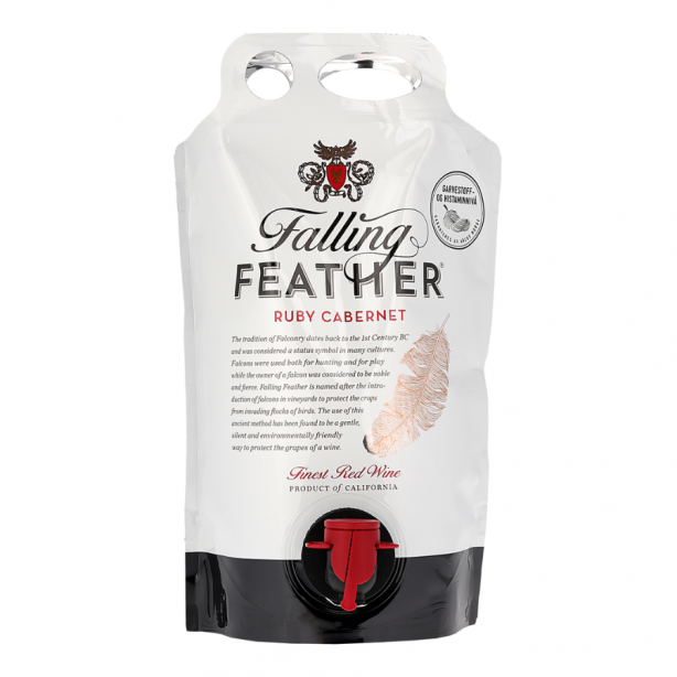 Falling Feather Ruby Cabernet California Semi-dry Red 12% 1.5L