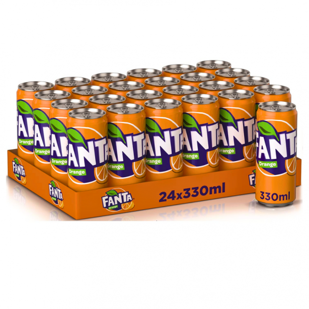 Fanta Orange 24 x 0.33L Can