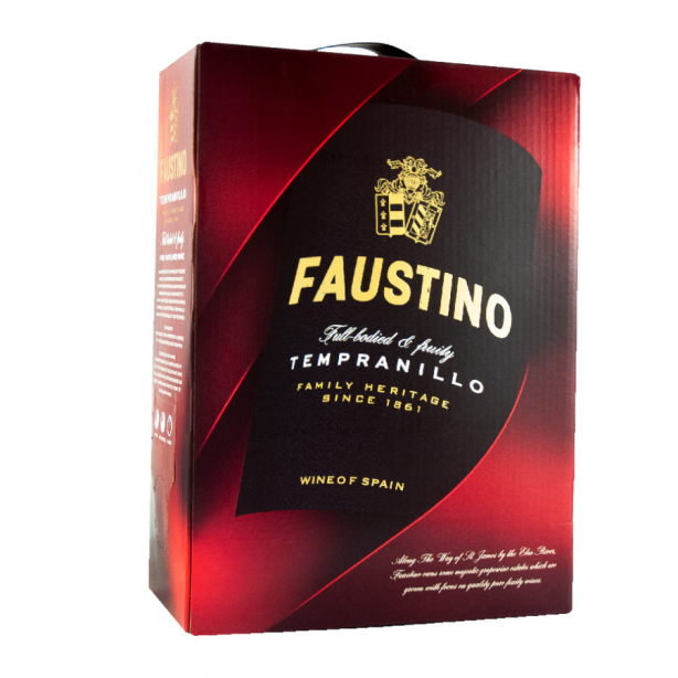 Faustino Tempranillo Dry Red 13% 3L BIB