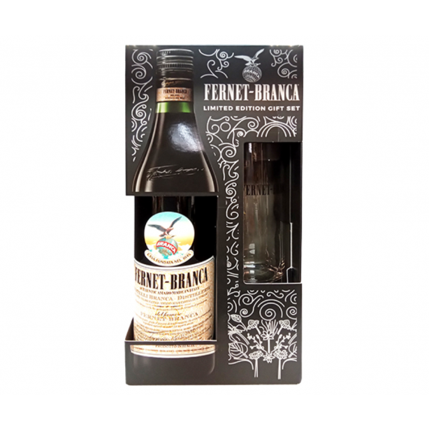 Fernet Branca with Glass 39% 1L GB