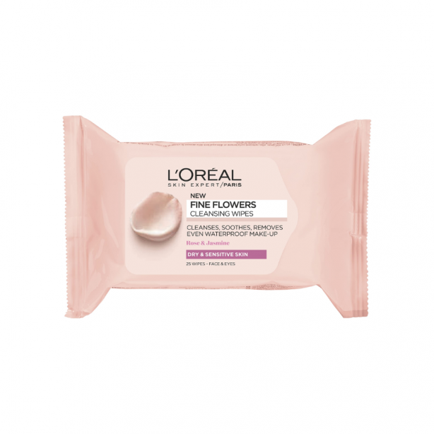 L'Oréal Paris Fine Flowers Wipes Sensitive and Dry Skin