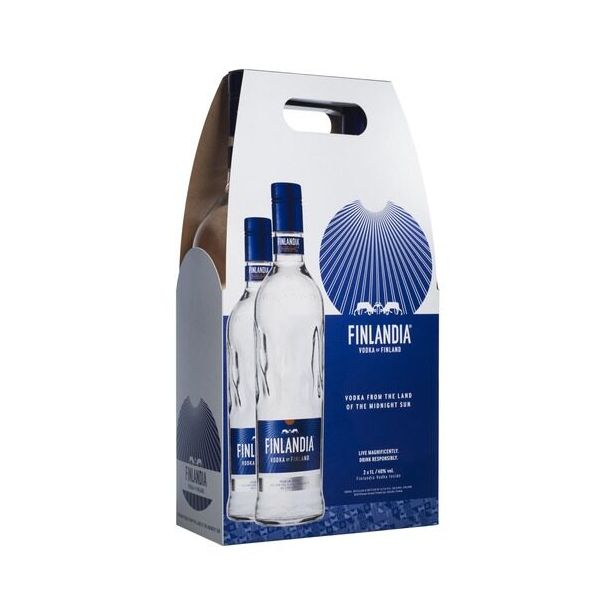 Finlandia Vodka Twin Pack 40% 2.0L