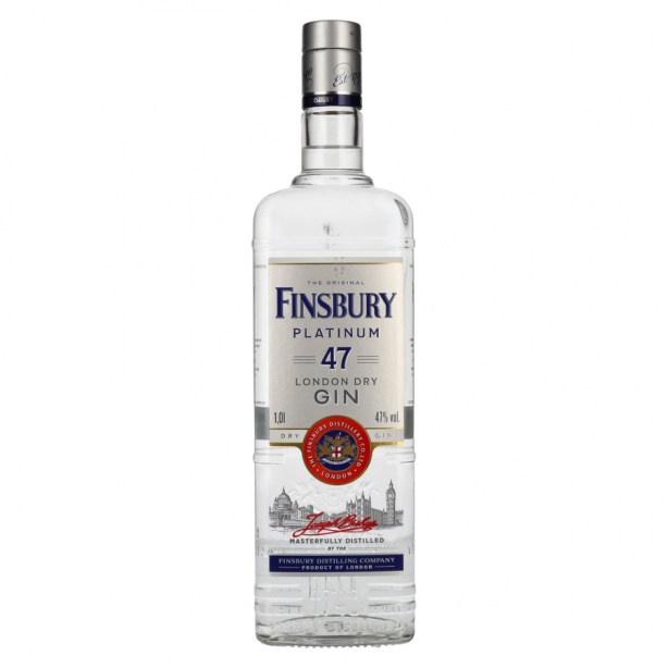 Finsbury 47 Platinum Gin47% 1L