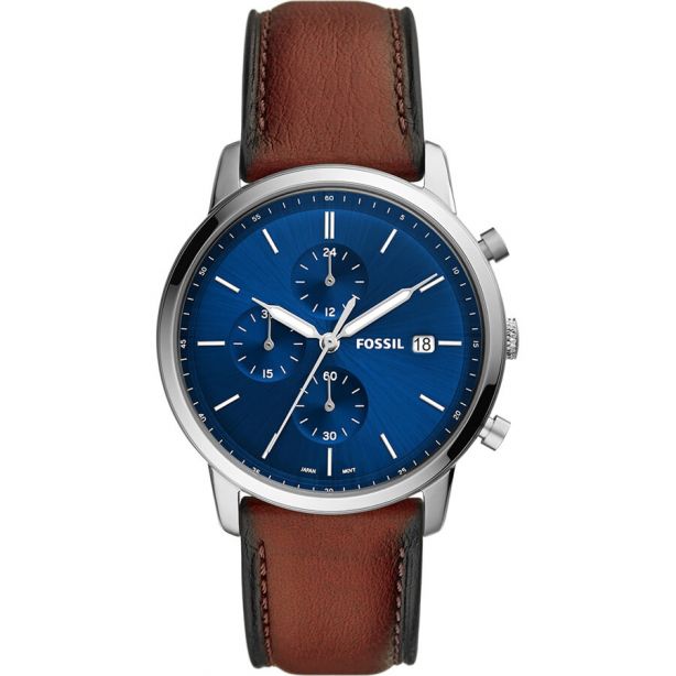 Fossil FS5850 Minimalist Gents Chrono Watch with Date