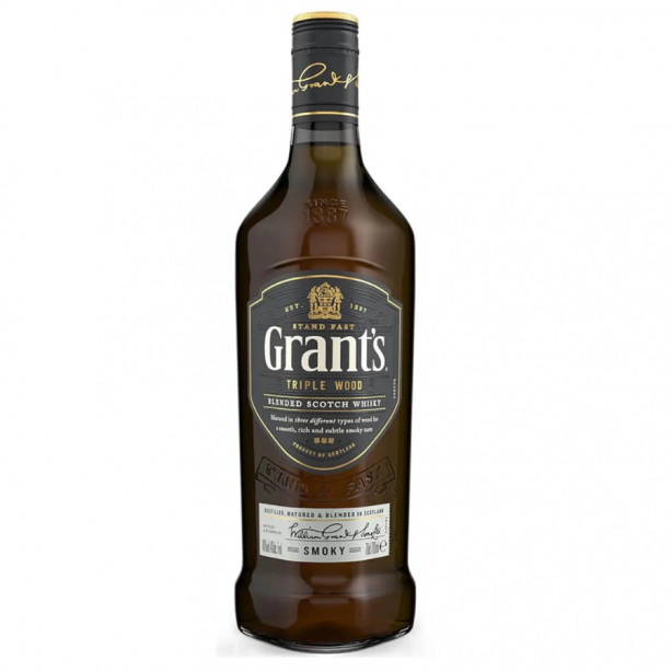 Grant's Triple Wood Smoky 40% 1L