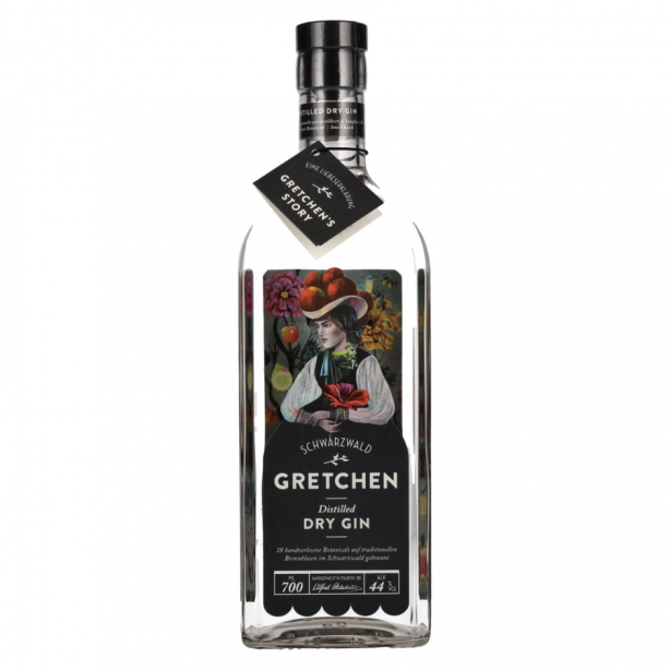 Gretchen Distilled Dry Gin 44% 0.7L