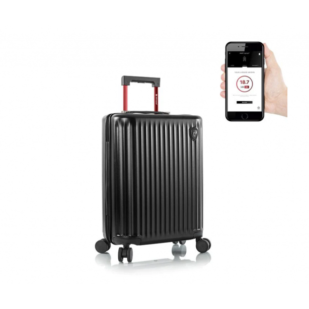 Heys SMART LUGGAGE 21'' Small Carry-on Black