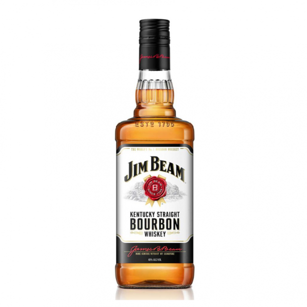 Jim Beam White Kentucky Straight Bourbon Whiskey 40% 1L