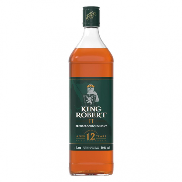 King Robert II 12YO Blended Scotch Whisky 40% 1L