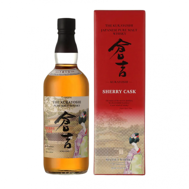 The Kurayoshi Japanese Pure Malt Sherry Cask 43% 0.7L GB