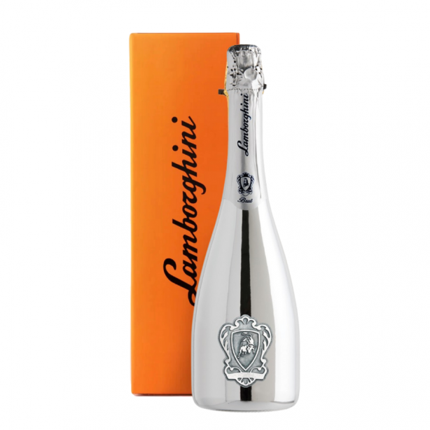 Lamborghini Brut Vino Spumante Silver White 12% 0.75L GB