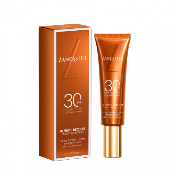 Lancaster Infinite Bronze Tinted Protection Sunlight Cream SPF 30 Light/Medium Shade 50 ml