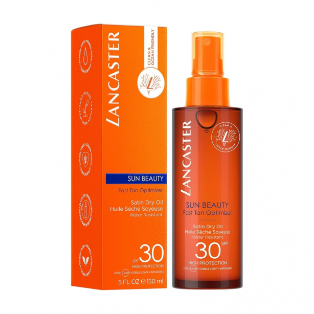 Lancaster Sun Beauty Fast Tan Optimizer Satin Dry Oil SPF30 150 ml